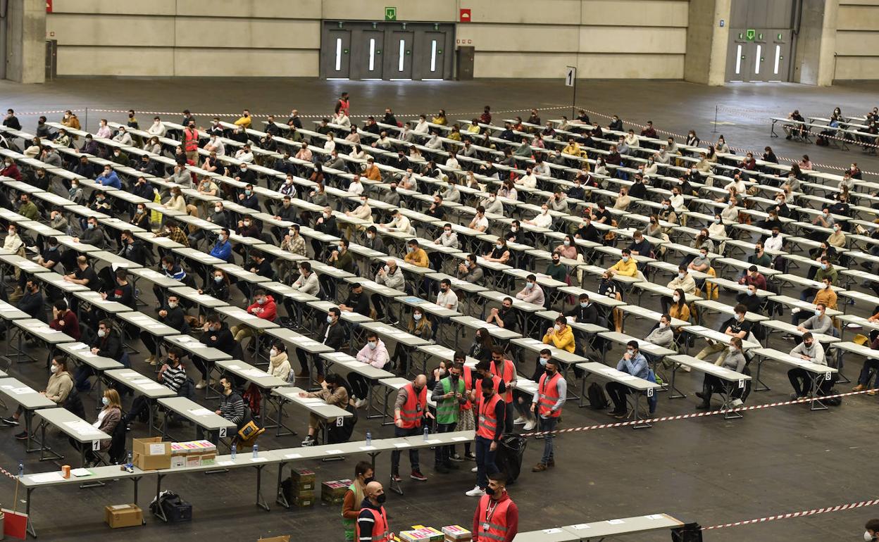 La última OPE de la Ertzaintza se celebró en marzo de 2021 también en el BEC.