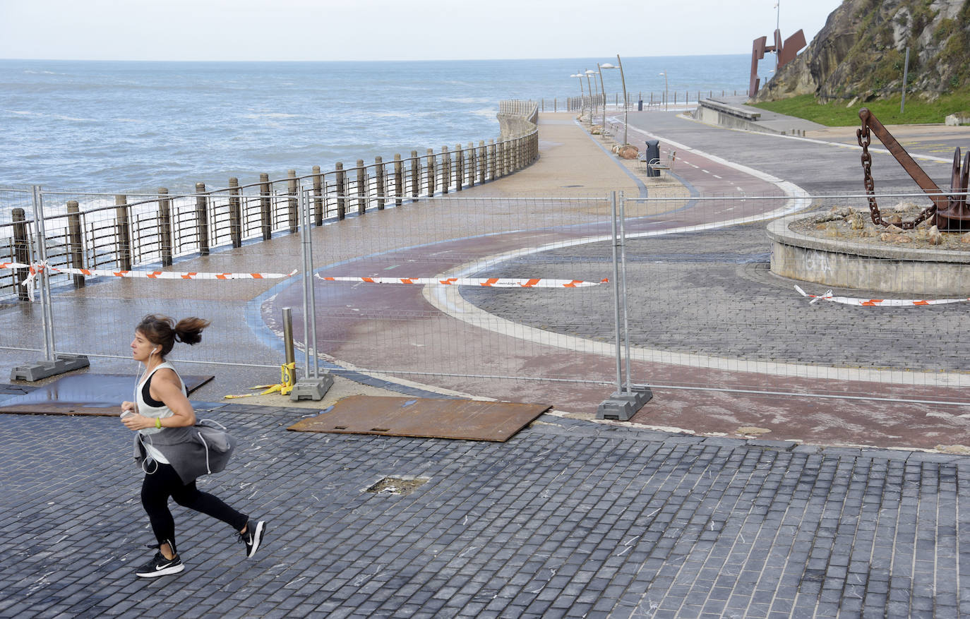 Fotos: Seguridad da por acabado el aviso amarillo por temporal marítimo