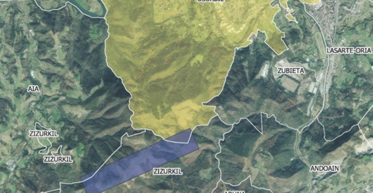 Parke eolikoa egingo den eremua.