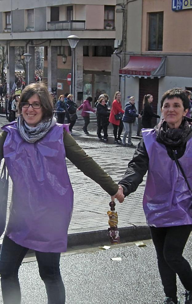 Kalejira reivindicativa. 