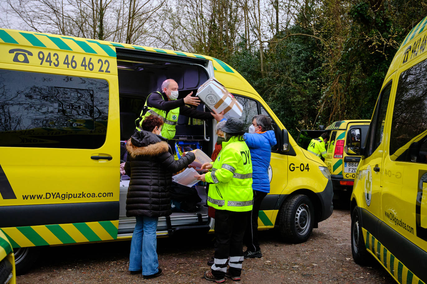 Fotos: DYA Gipuzkoa parte a Ucrania con el objetivo de traer a 18 refugiados