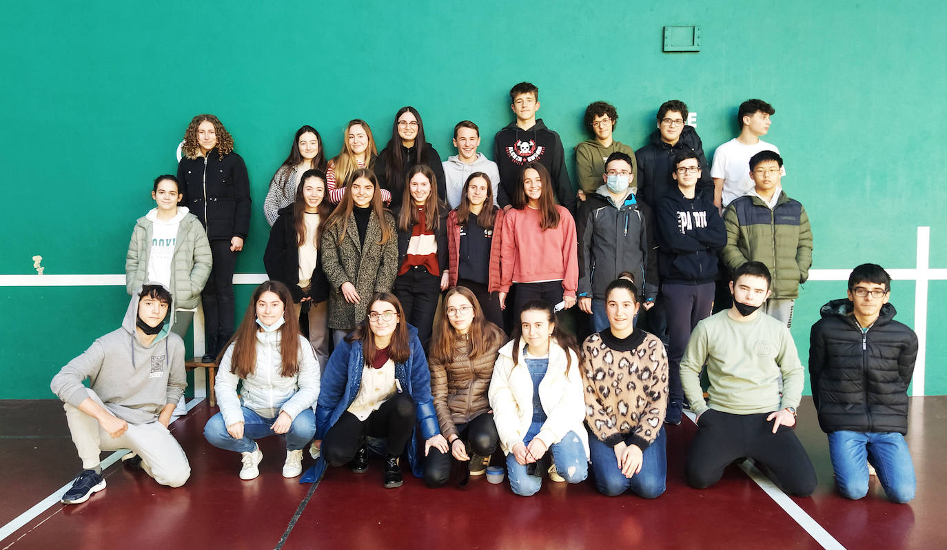 Los alumnos de la clase de 3º de la E.S.O.