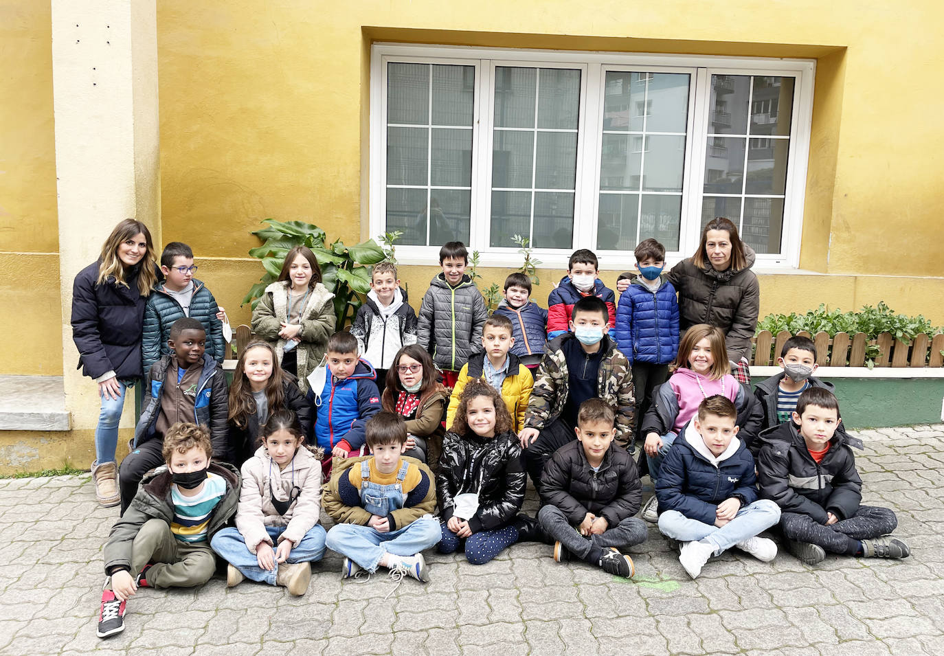 Los niños de 1º de Educación Primaria.