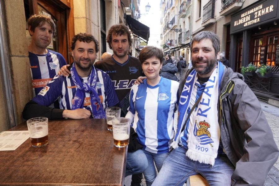 Fotos: Ambiente antes del derbi ante el Alavés
