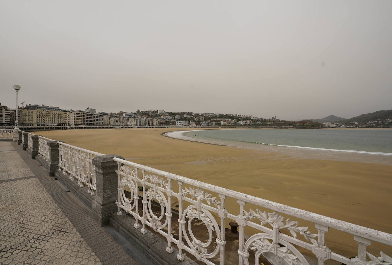 Fotos: Gipuzkoa amanece con calima