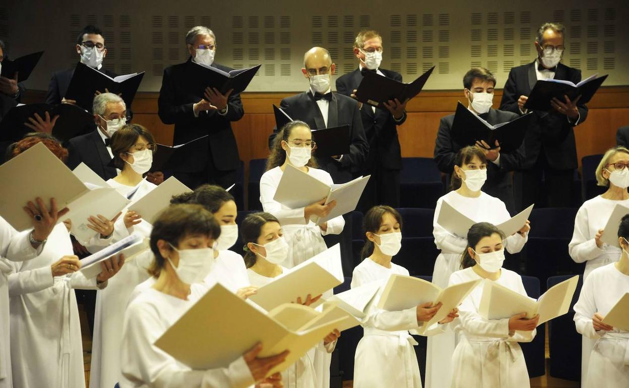 El Orfeón canta hoy en el Auditorio Nacional de Madrid y el domingo, en Baigorri