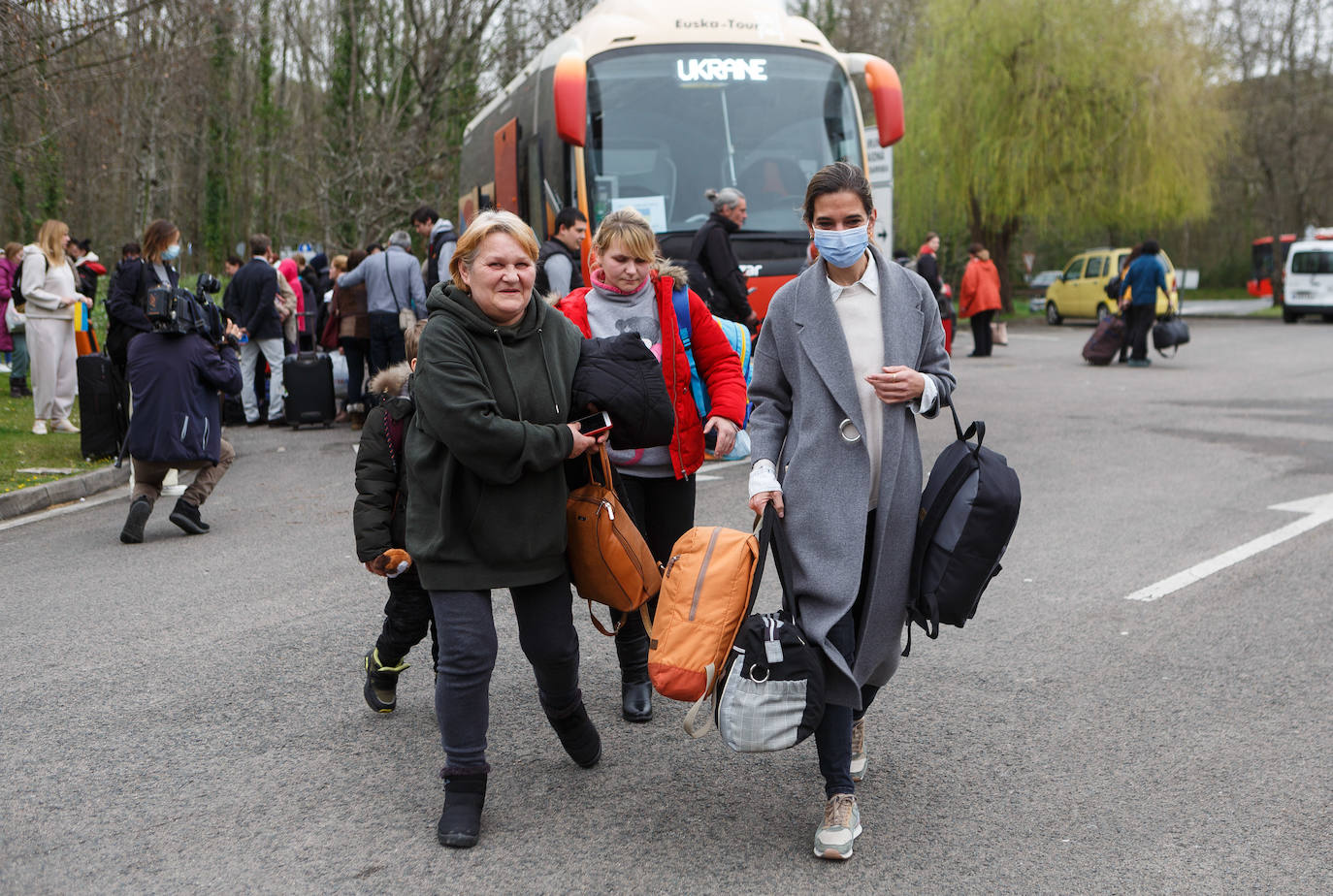 Fotos: «Poder huir de Ucrania ha sido un milagro»