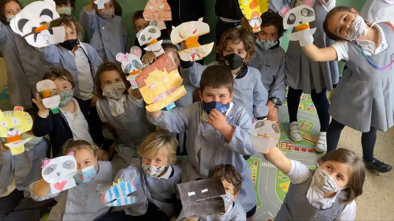 Los niños de Segundo de Primaria.