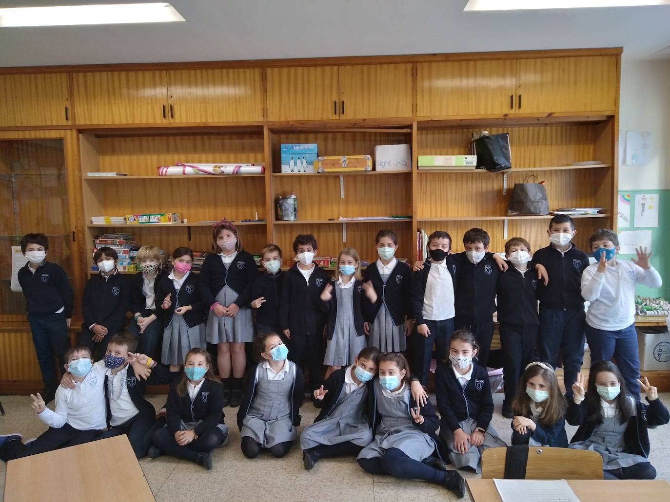 Los niños de 3º de Primaria.