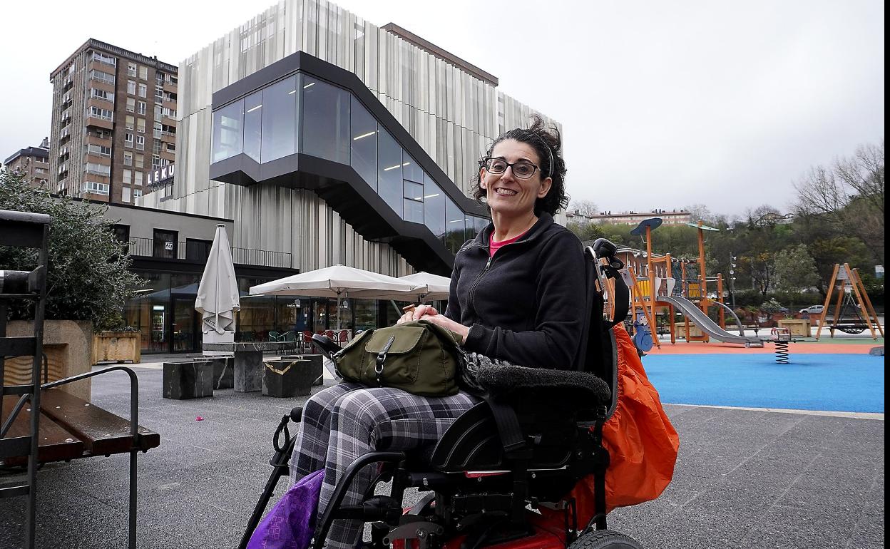 Miren Martiarena, en Errenteria. 