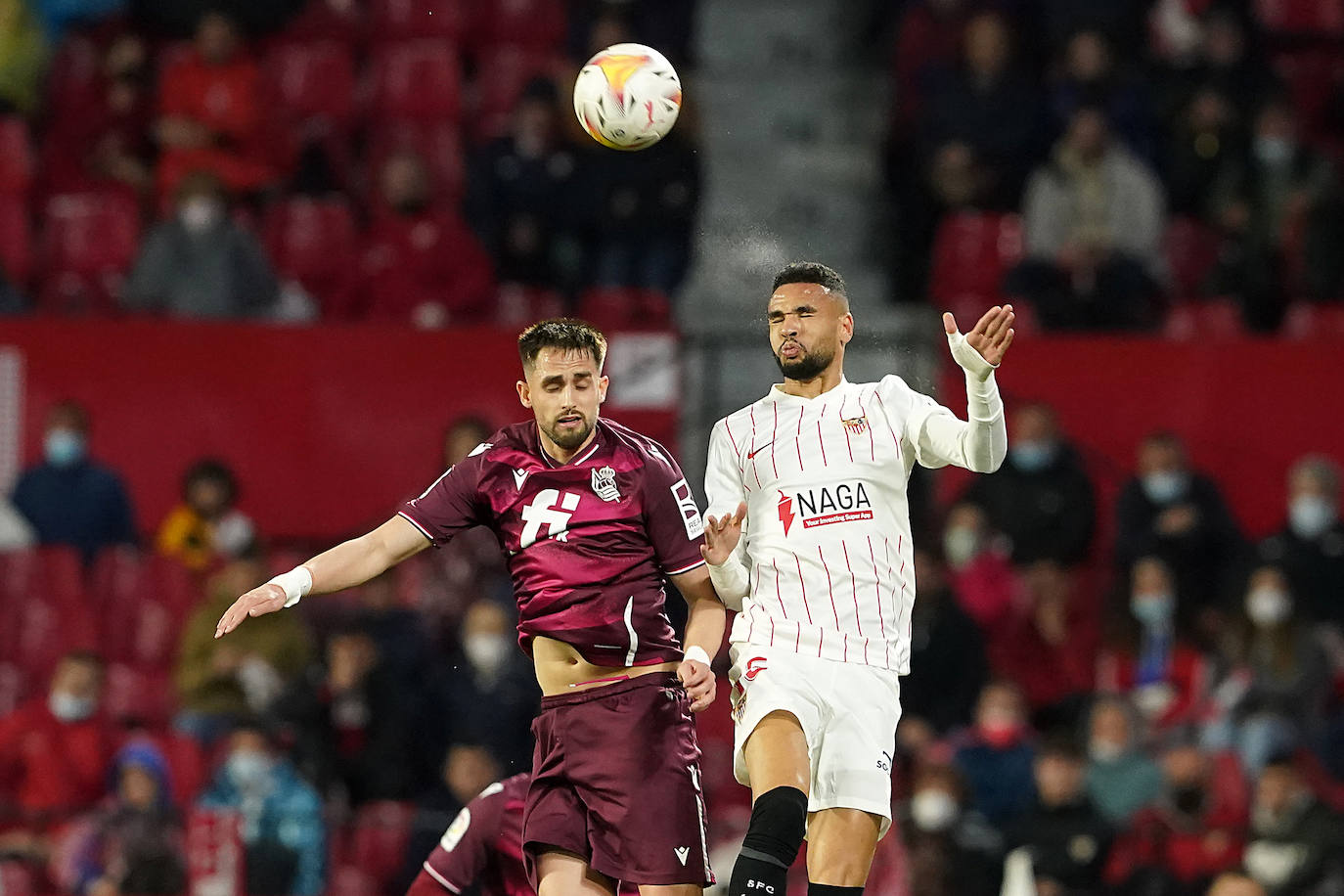 Fotos: Las imágenes del partido entre el Sevilla y la Real Sociedad