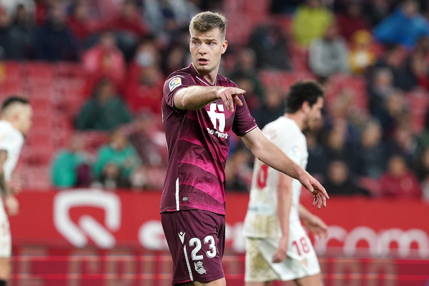 Fotos: Las imágenes del partido entre el Sevilla y la Real Sociedad