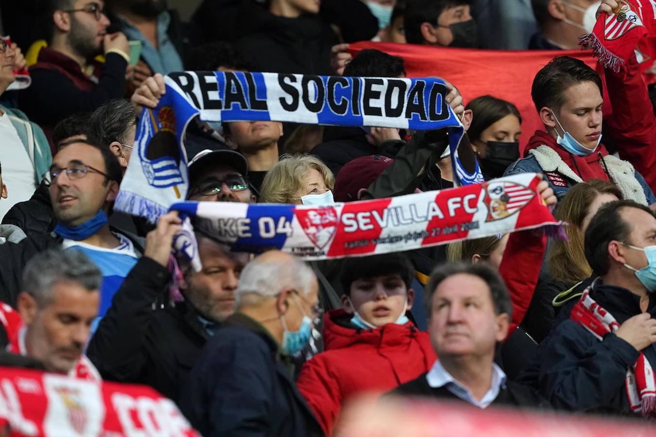 Fotos: Las imágenes del partido entre el Sevilla y la Real Sociedad