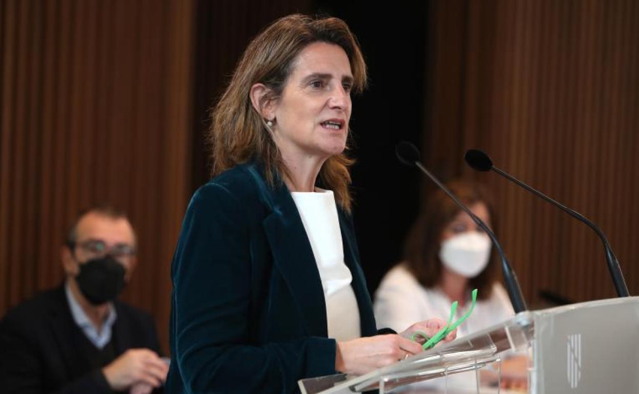 La ministra de Transición Ecológica, Teresa Ribera. 