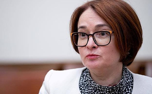 Elvira Nabiullina, gobernadora del Banco Central de Rusia.