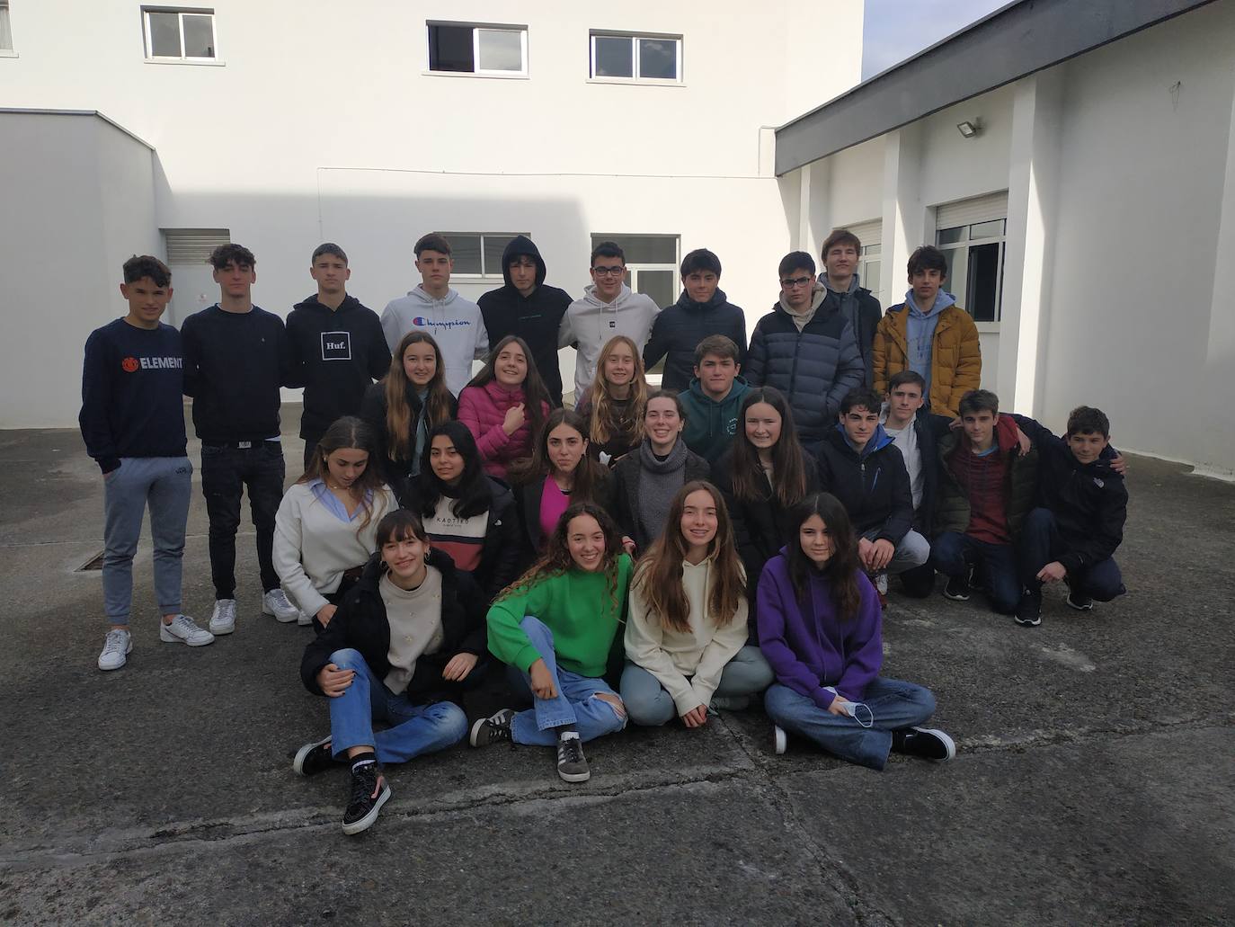 Los estudiantes de 4º de la ESO.