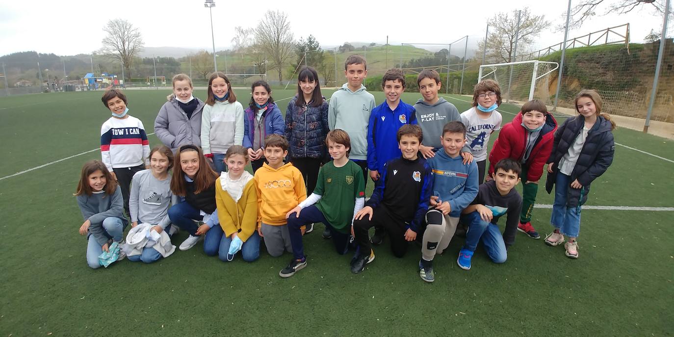 Los alumnos de 5º de Primaria.