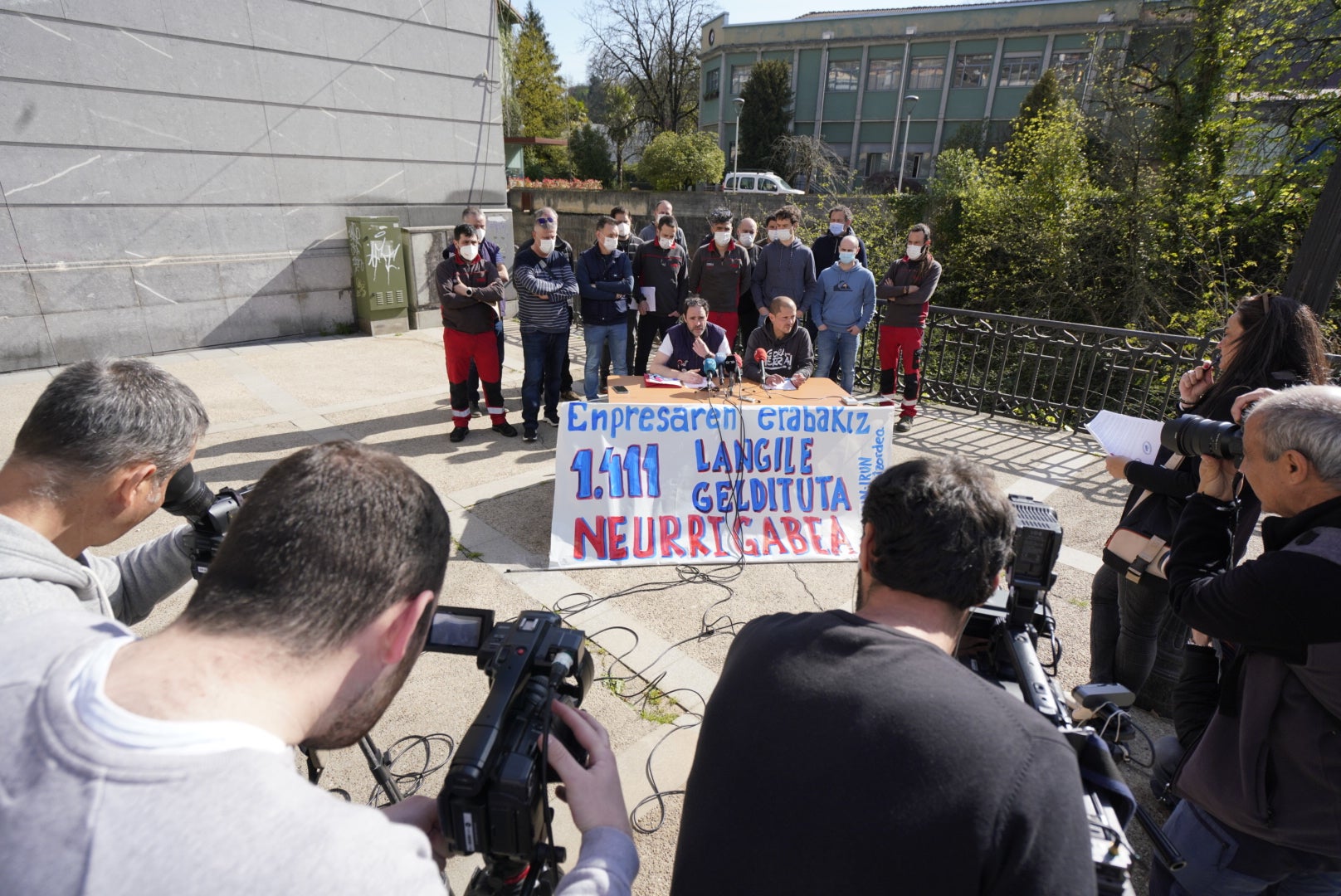 Comparecencia del Comité de Empresa de CAF este jueves en Beasain.