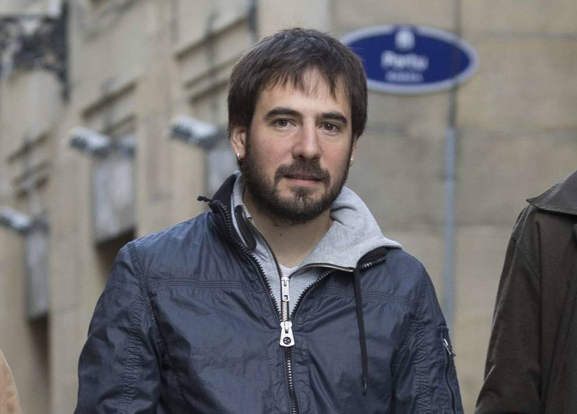 Xabi Borda, artxiboko argazkian. 