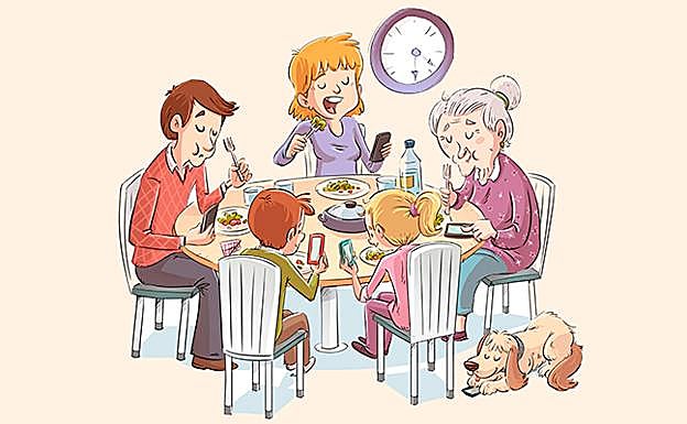 ¿Tiene sentido que el domingo comamos a las cinco y nos acostemos el lunes a la una?