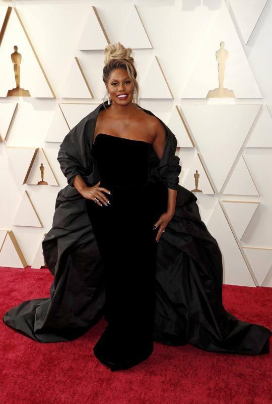 La actriz Laverne Cox, con estilismo de August Getty Atelier. 