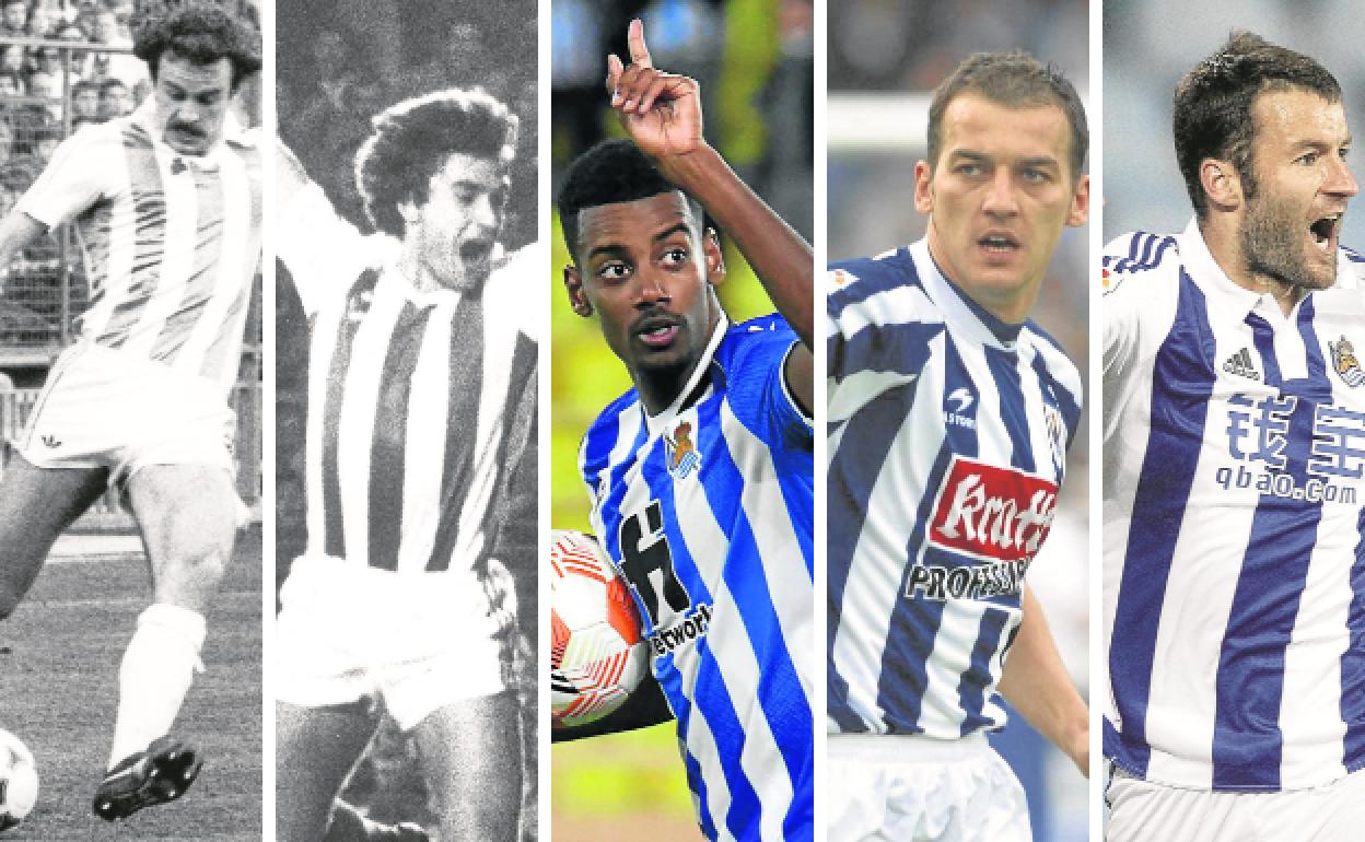 Los mejores delanteros de la era moderna de la Real Sociedad firmaban números parecidos a los de Isak