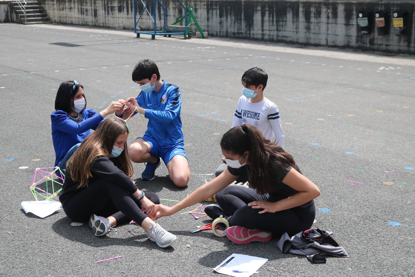 Fotos: Los alumnos del Instituto Oianguren de Ordizia