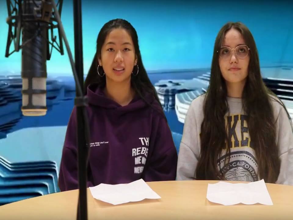 Alumnos de Secundaria de Oianguren, en un proyecto de clase.