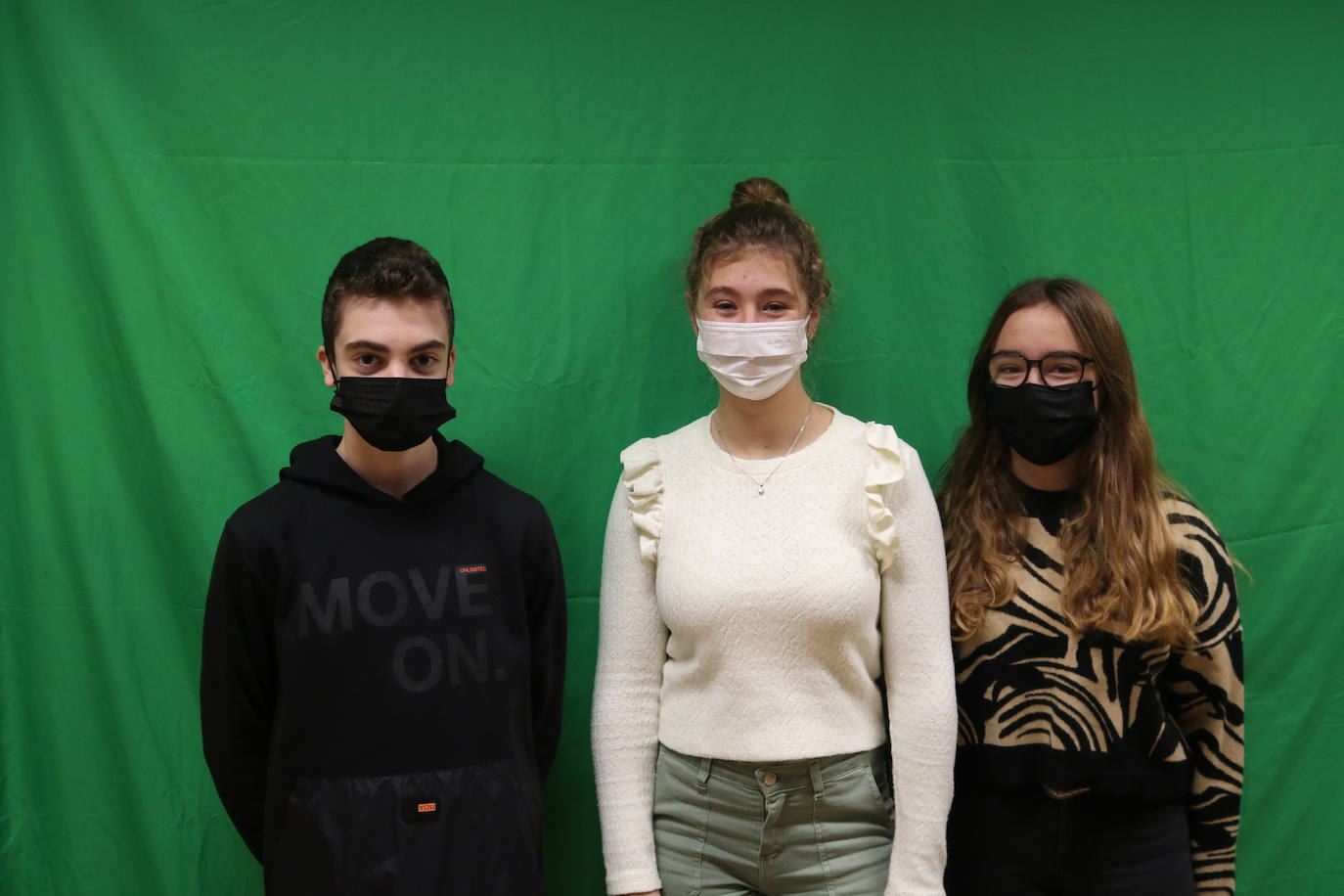 Alumnos de Secundaria de Oianguren.