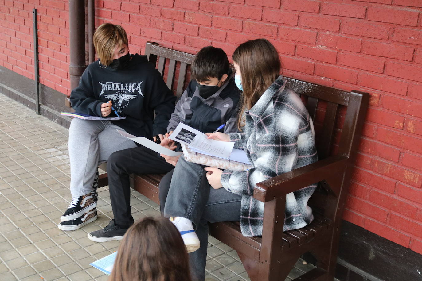 Fotos: Los alumnos del Instituto Oianguren de Ordizia