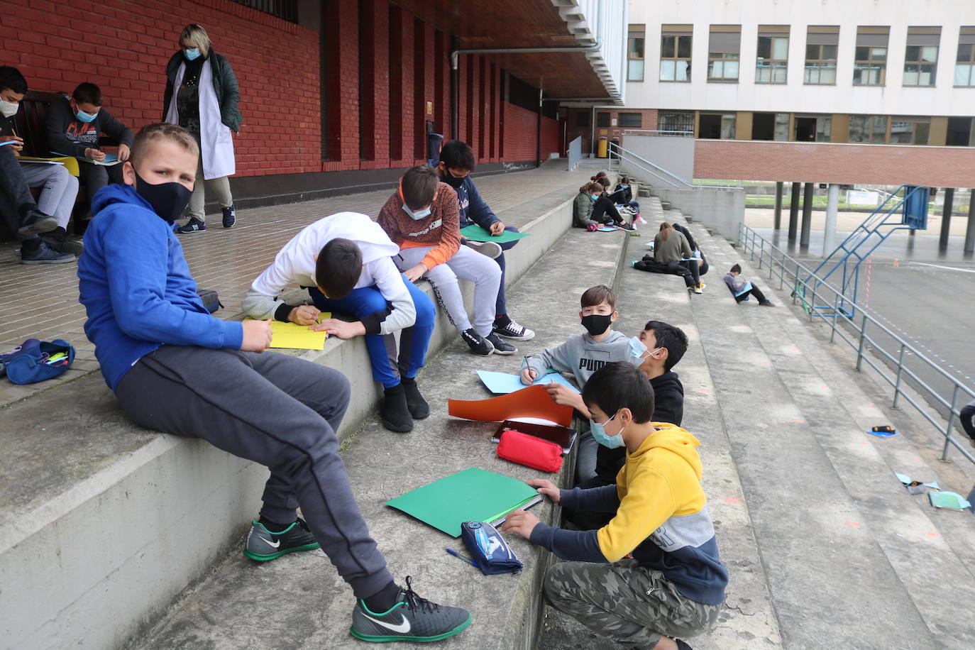 Fotos: Los alumnos del Instituto Oianguren de Ordizia