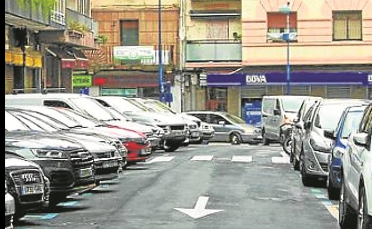La agresión comenzó en la calle Juan de Olazabal en Errenteria.