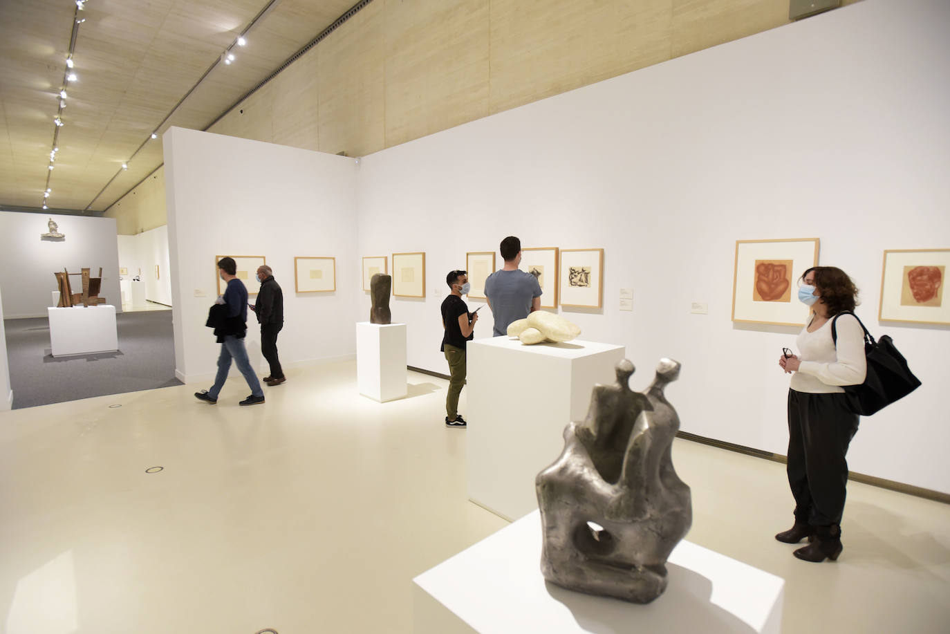 Fotos: Chillida y Oteiza, juntos en San Telmo