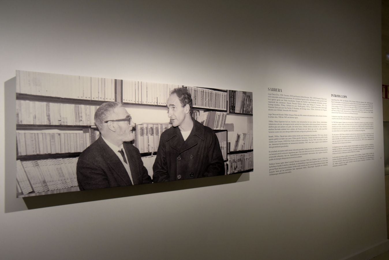 Fotos: Chillida y Oteiza, juntos en San Telmo