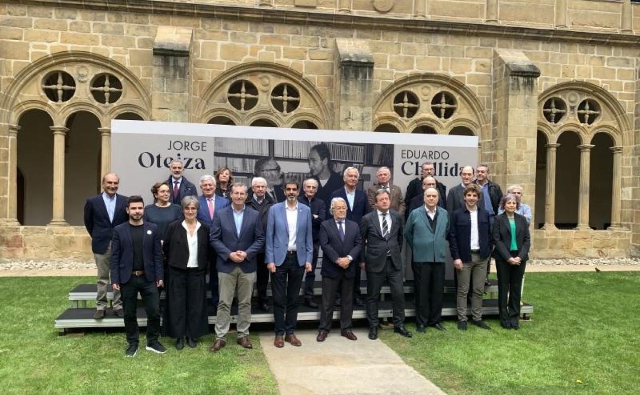 Preentación de la exposición de Oteiza y Chillida