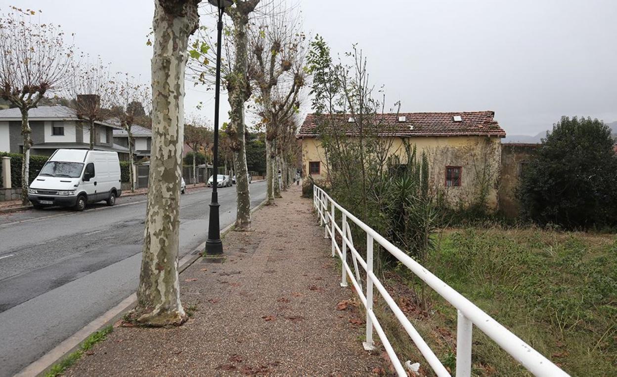 Espacio del nuevo bidegorri. 