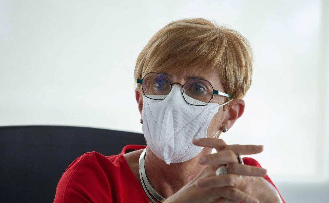 La consejera de Desarrollo Económico, Sostenibilidad y Meddio Ambiente, Arantxa Tapia. 