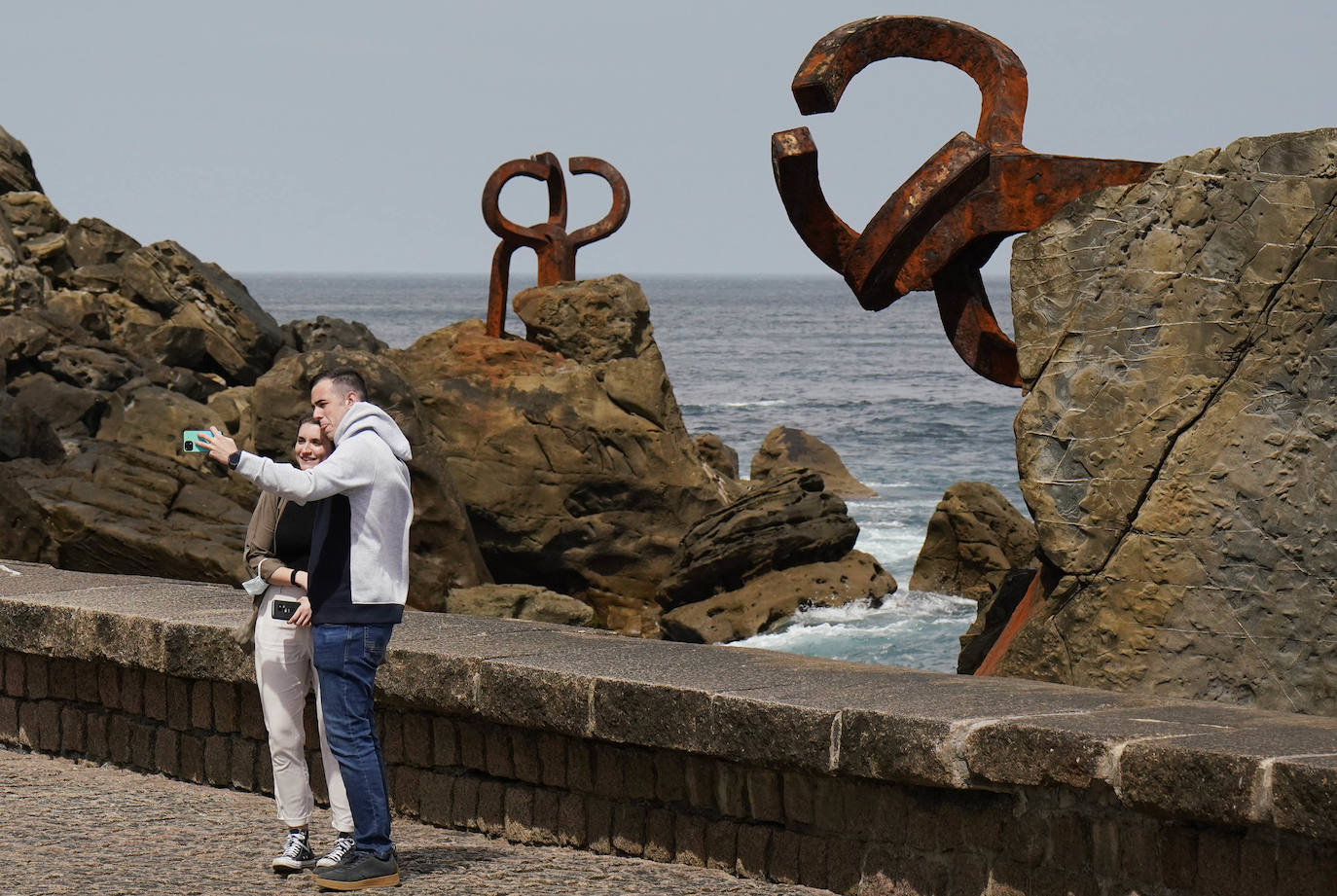 Fotos: Imágenes del día caluroso en Gipuzkoa