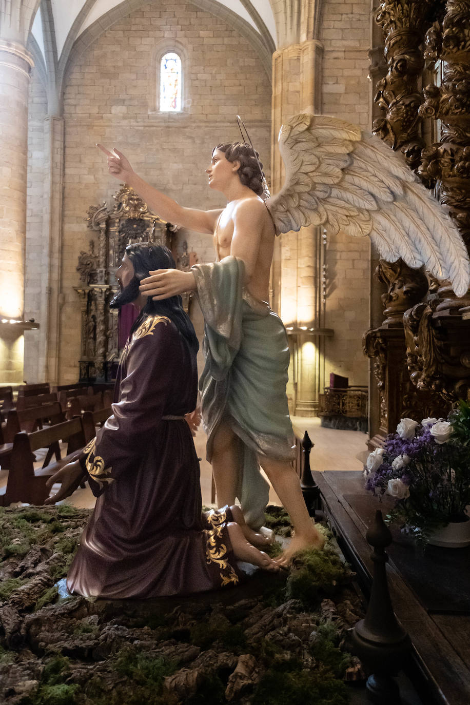 Fotos: Exposicion en la parroquia del Juncal