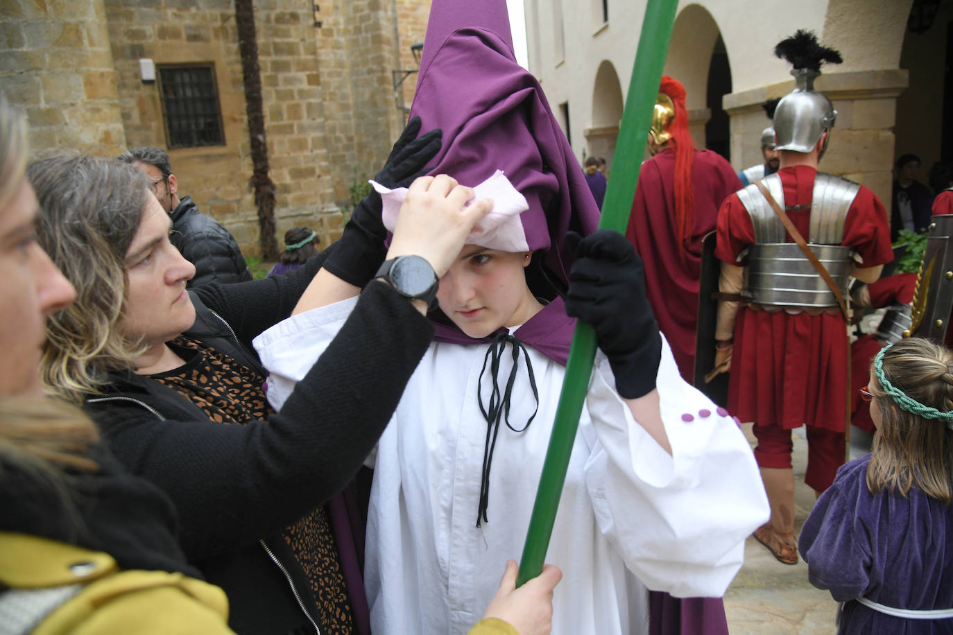 Fotos: Segura revive su tradicional procesión de Jueves Santo