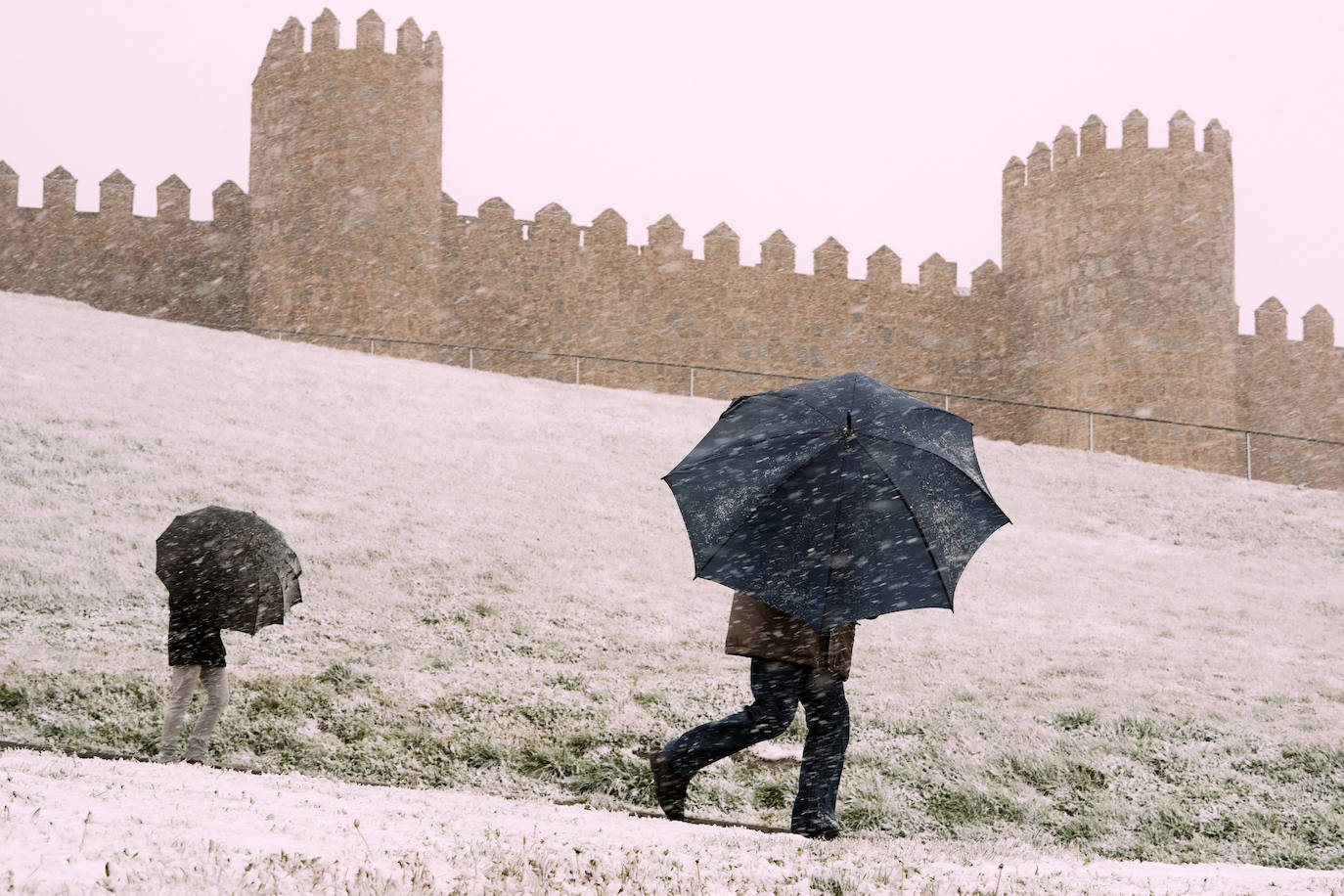 Nieve en Ávila