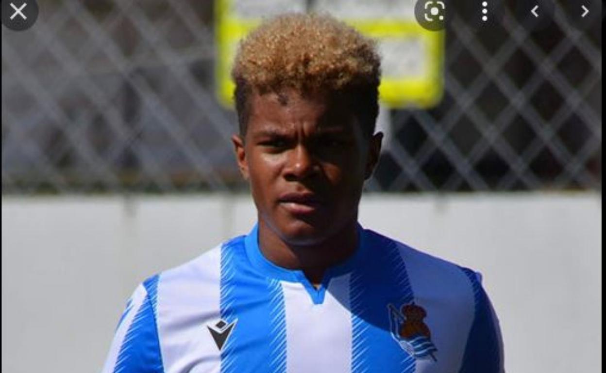 Samuyiwa, en uno de los amistosos con la Real. 