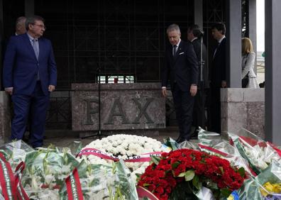 Imagen secundaria 1 - 85 años del bombardeo de Gernika: Urkullu tacha de «paso positivo» que el Gobierno de Sánchez condene el bombardeo de Gernika