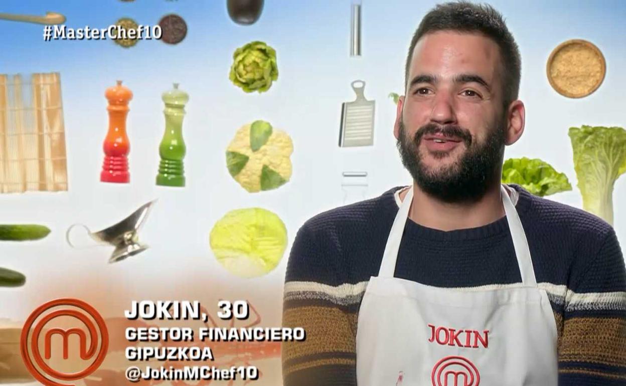 Jokin Iriondo se encuentra haciendo un «doctorado en castellano» en Masterchef.
