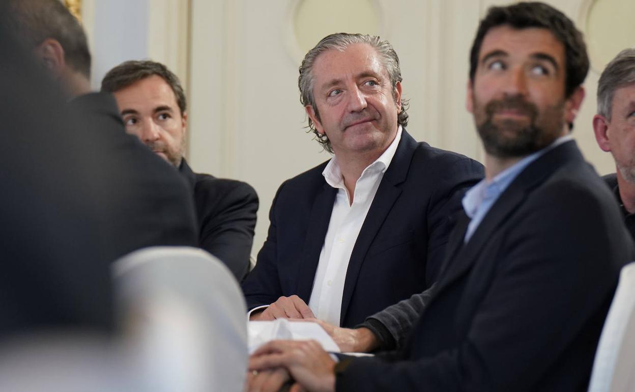 Josep Pedrerol, durante la gala de este lunes en San Sebastián. 