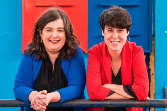 Mirari Martiarena eta Idoia Torregarai. 