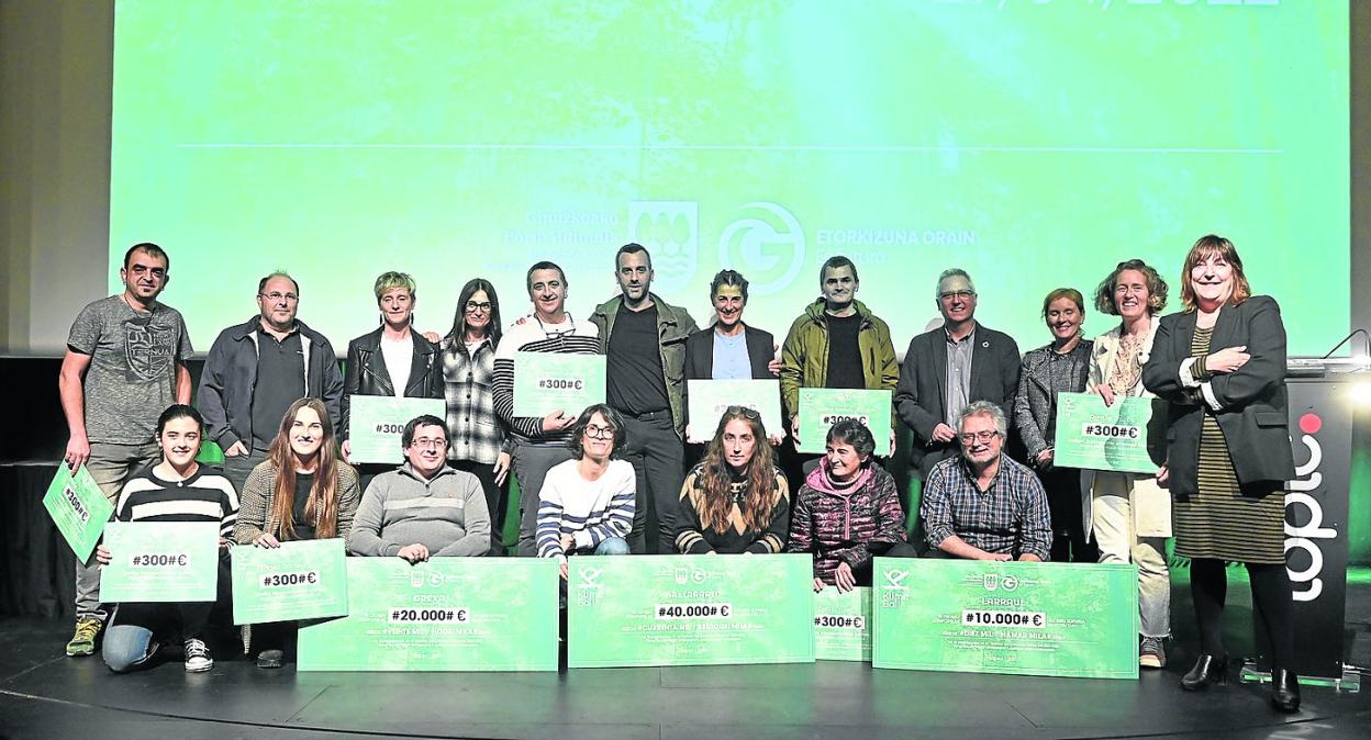 Imagen de la entrega de premios llevada a cabo recientemente en el auditorio del Topic. 