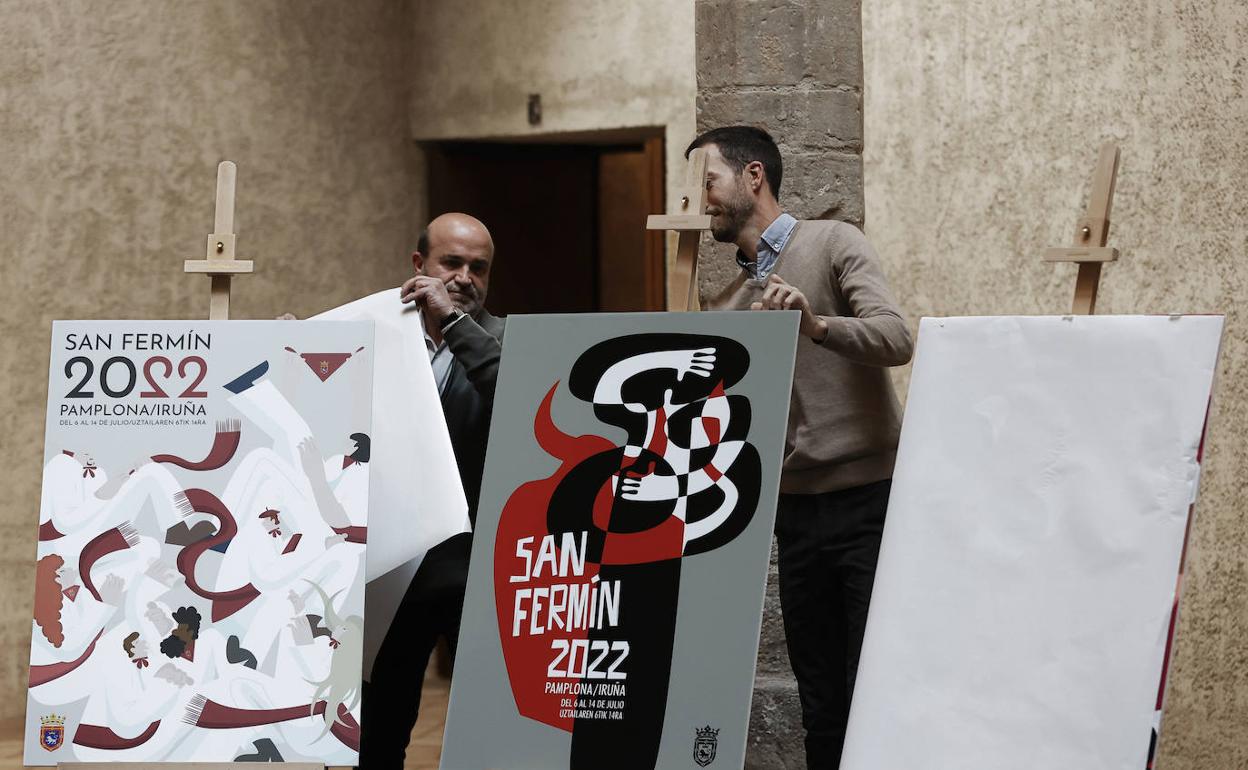 Presentación de los carteles para los Sanfermines de 2022
