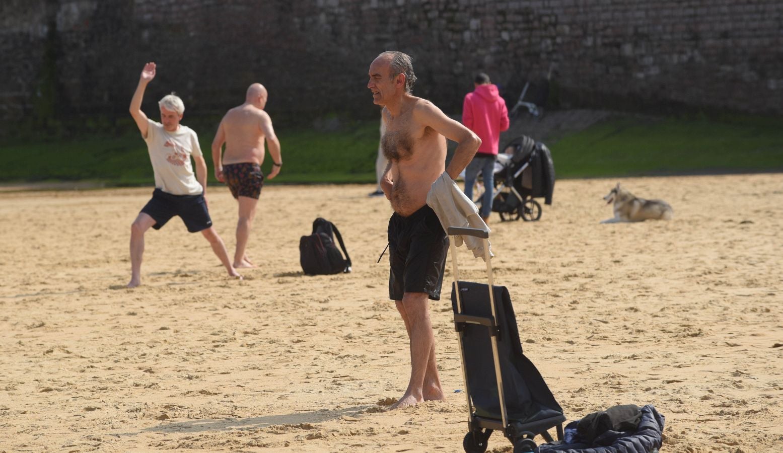 Fotos: Donostia disfruta de un sábado soleado y de agradables temperaturas