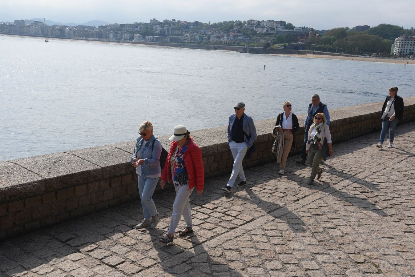 Fotos: Donostia disfruta de un sábado soleado y de agradables temperaturas